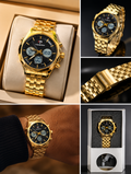 ⌚ Montre Homme Premium Gold Edition